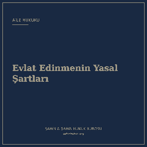 Evlat Edinmenin Yasal Şartları
